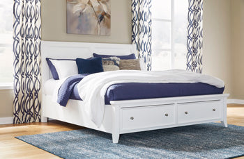 Trulani King/California King Storage Footboard with Roll Slats