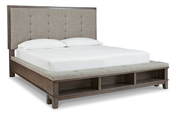 Hallanden King Upholstered Rails
