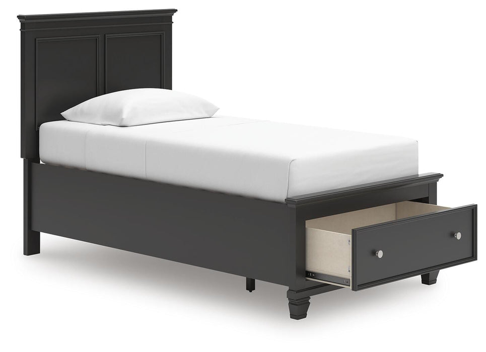 Lanolee Twin Panel Storage Bed