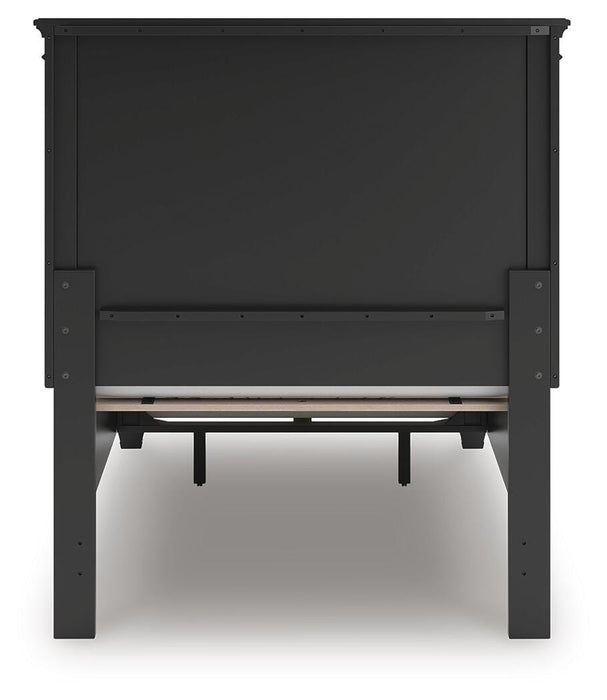 Lanolee Twin Panel Storage Bed