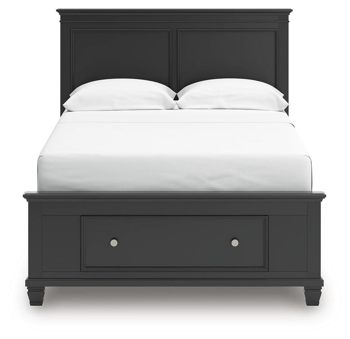Lanolee Full Panel Storage Bed