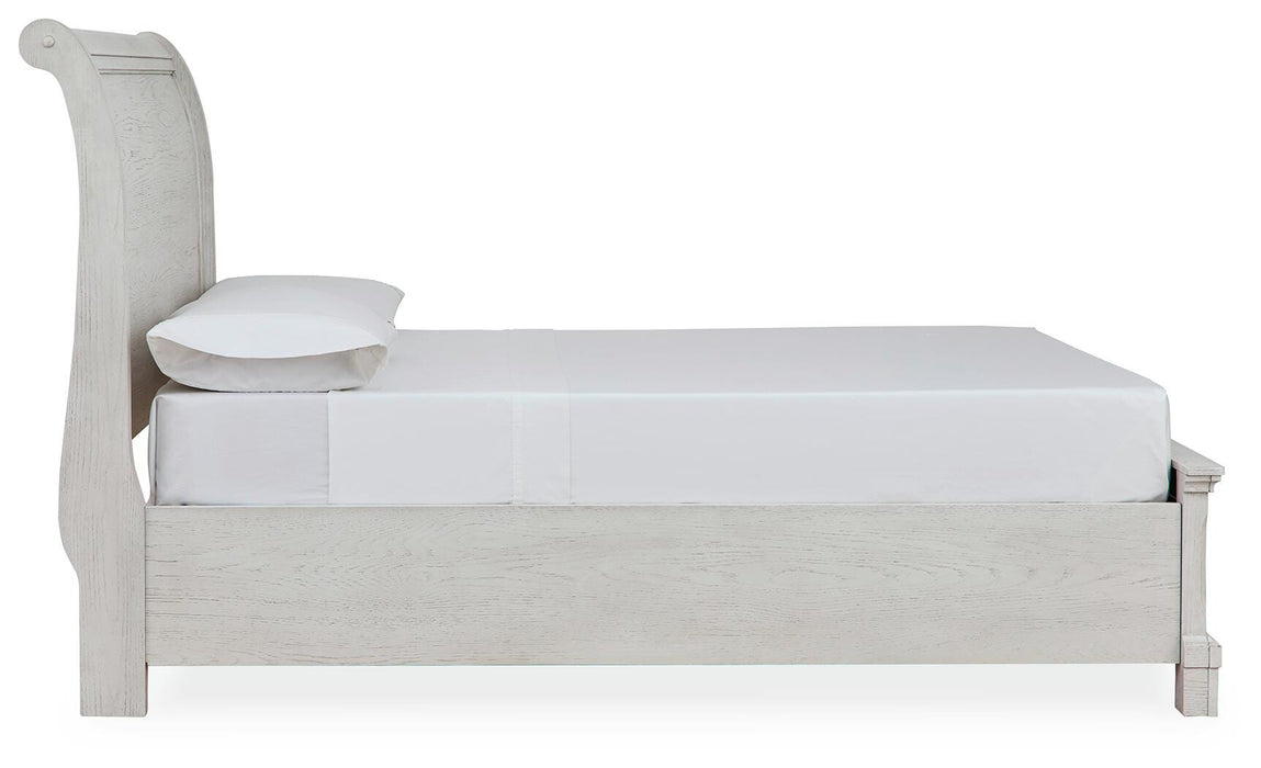 Robbinsdale Full Storage Bed and Nightstand