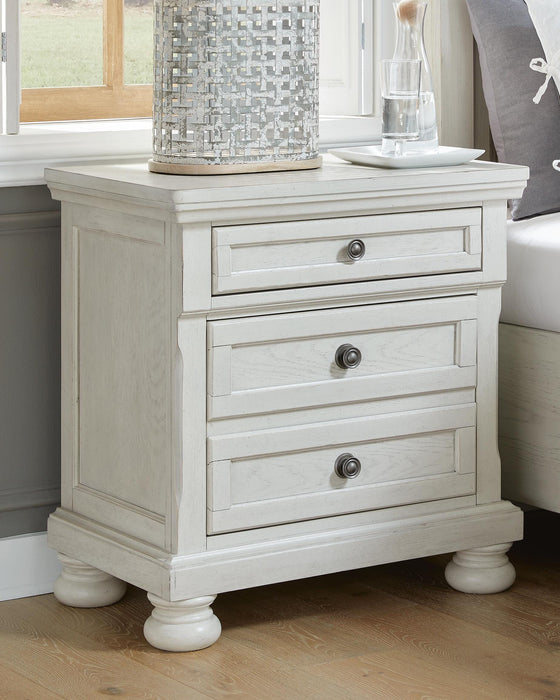 Robbinsdale Full Storage Bed and Nightstand