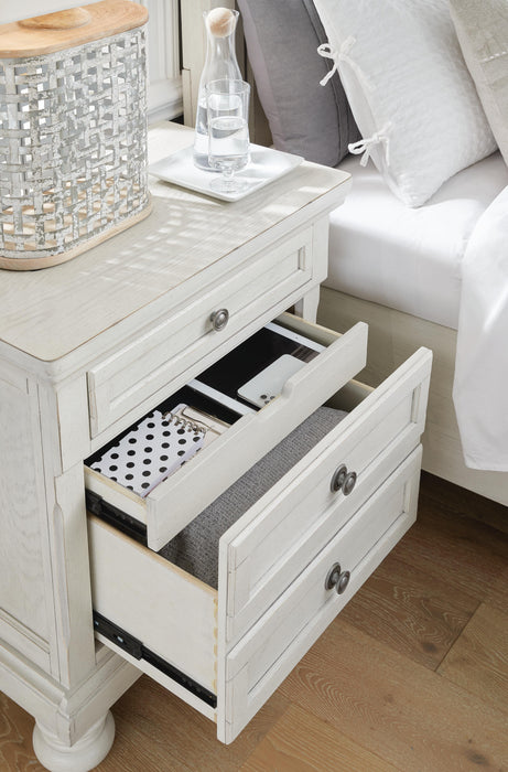 Robbinsdale Full Storage Bed and Nightstand