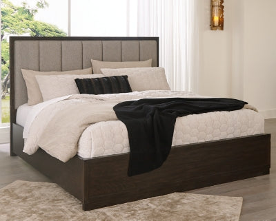 Bruxworth Queen Upholstered Panel Bed