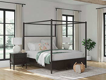 Portdown California King Poster Rails/Posts/Canopy