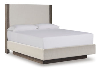 Anibecca Queen Upholstered Footboard with Rails