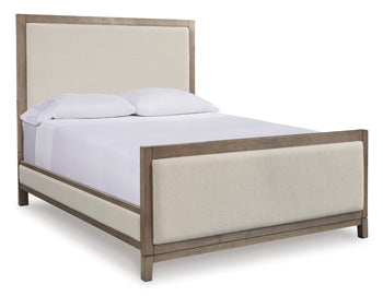 Chrestner Queen Upholstered Panel Footboard