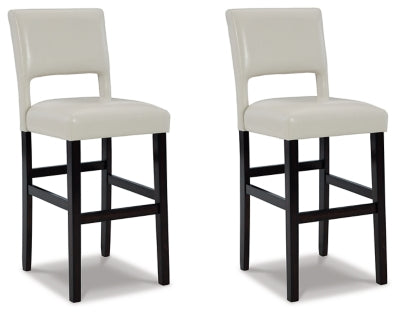 Leektree Bar Height Bar Stool (Set of 2)