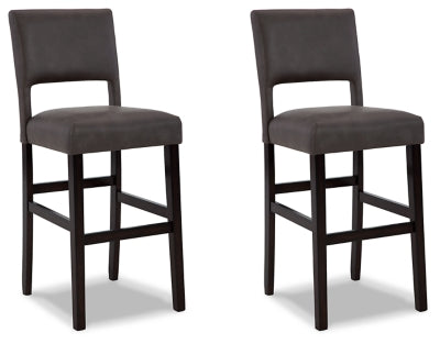 Leektree Bar Height Bar Stool (Set of 2)