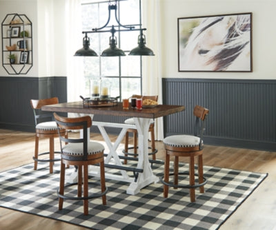 Valebeck 5-Piece Counter Height Dining Package