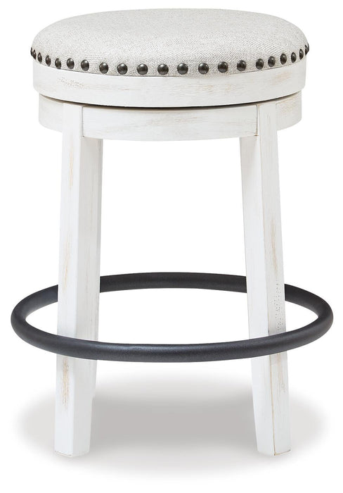 Valebeck Counter Height Dining Table and 4 Barstools