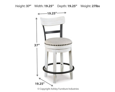 Valebeck 5-Piece Counter Height Dining Package