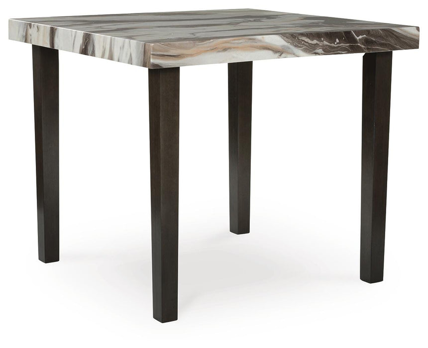 Jeshina Counter Height Dining Table and 4 Barstools