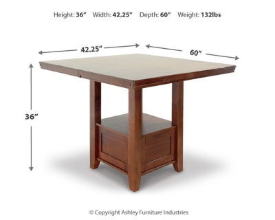 Ralene 8-Piece Counter Height Dining Package