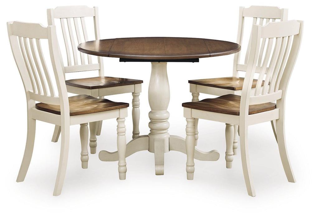 Wirloni Dining Table and 4 Chairs