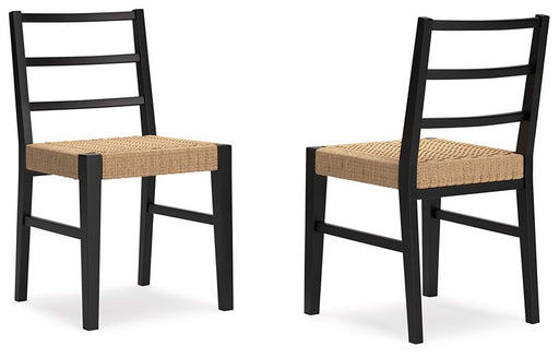 Isanti Light Brown/Black Dining Chair image