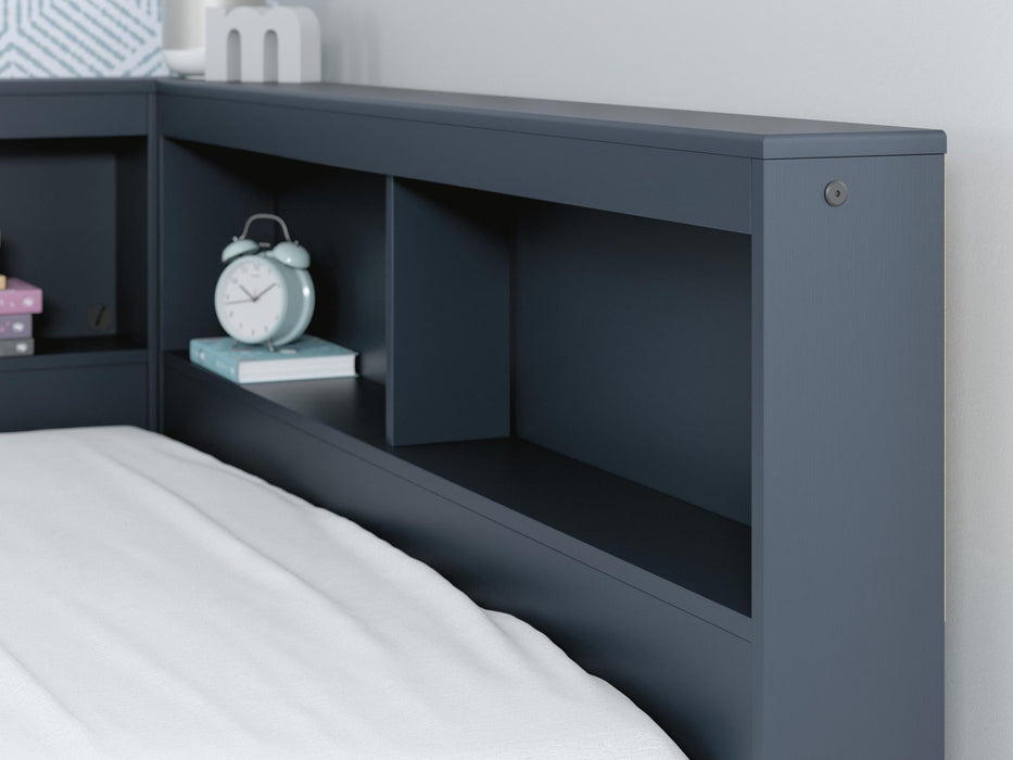 Simmenfort Full Bookcase Storage Bed