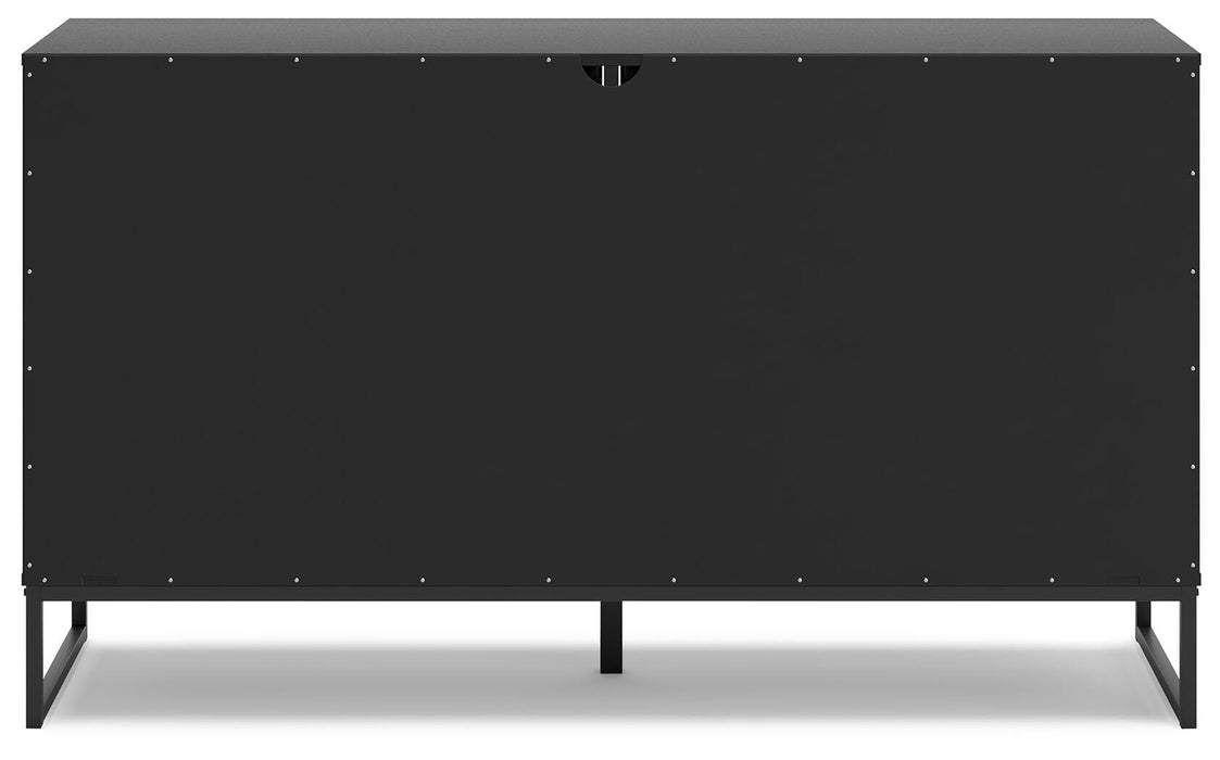 Socalle Twin Panel Platform Bed and Dresser