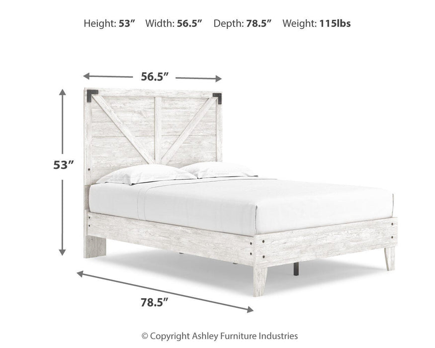 Shawburn Full Crossbuck Panel Platform Bed