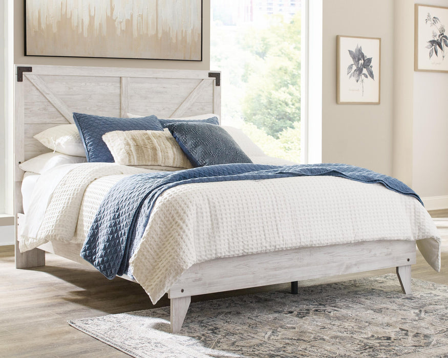 Shawburn Queen Crossbuck Panel Platform Bed
