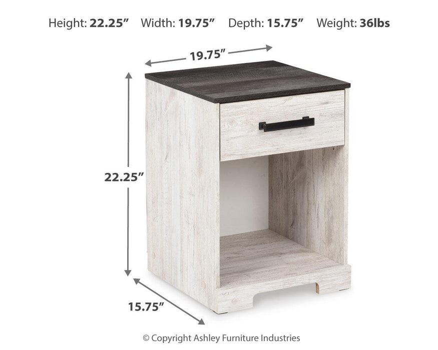 Shawburn Dresser and 2 Nightstands