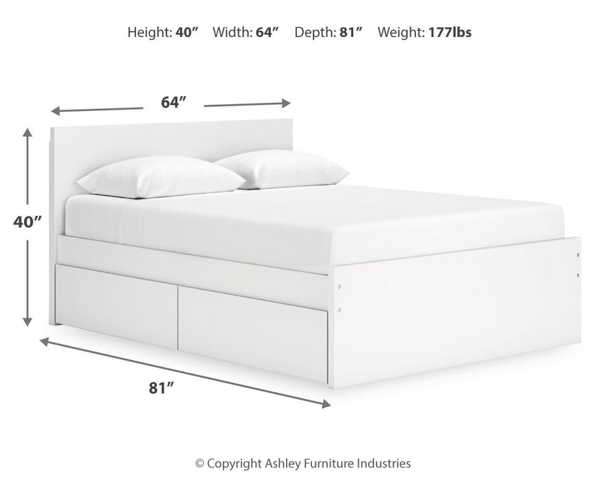 Onita Queen Storage Bed, Chest and Nightstand