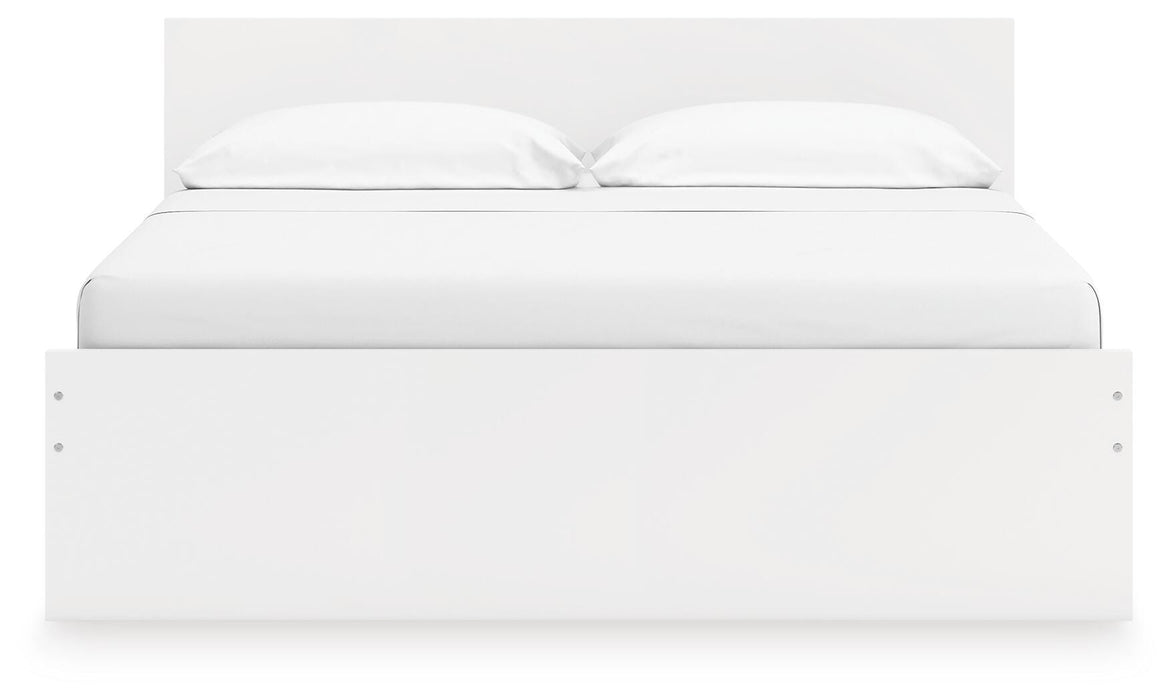 Onita King Panel Platform Bed with 2 Side Storage
