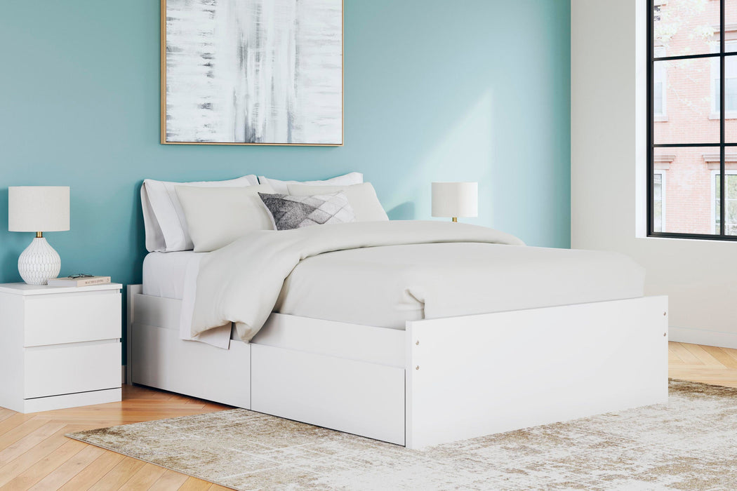Onita Queen Platform Bed with 2 Side Storage