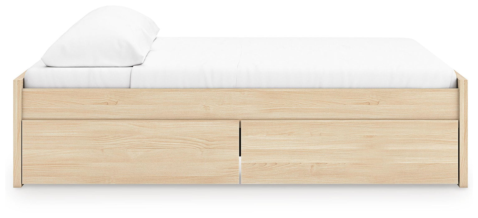 Onita King Platform Bed with 1 Side Storage
