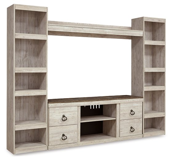 Willowton Whitewash Entertainment Center image