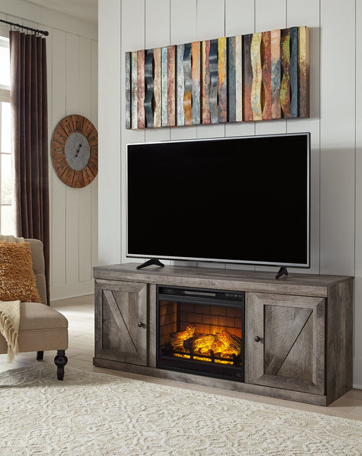 Wynnlow Gray TV Stand w/Fire image