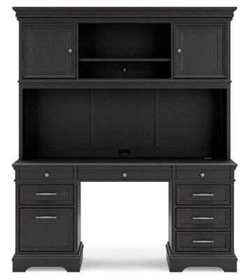 Beckincreek Home Office Credenza with Hutch