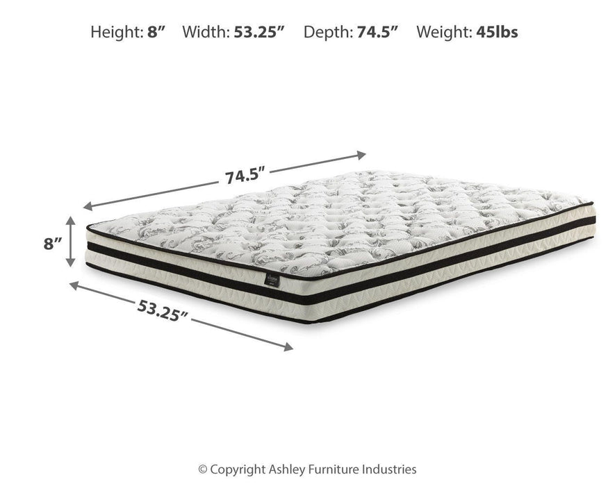 8 Inch Chime Innerspring Full Mattress in a Box