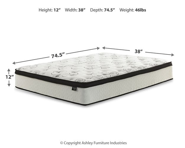 Chime 12 Inch Hybrid Mattress in a Box