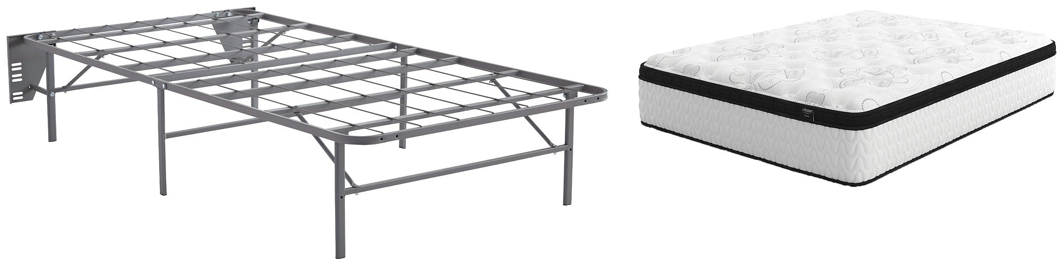 Chime 12 Inch Hybrid 2-Piece Mattress Package