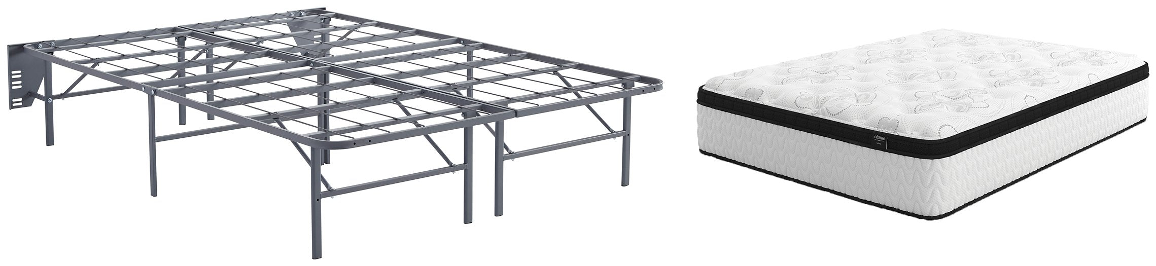 Chime 12 Inch Hybrid 2-Piece Mattress Package