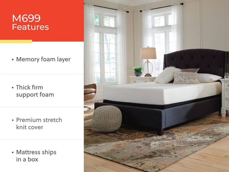 10 Inch Chime Memory Foam Queen Mattress in a Box