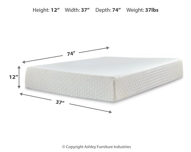 Chime 12 Inch Memory Foam Mattress in a Box