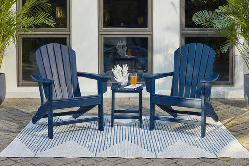 Sundown Treasure Blue Sundown Treasure 2 Adirondack Chairs with End table image
