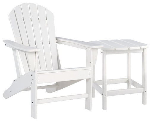 Sundown Treasure White Sundown Treasure Outdoor Chair with End Table image