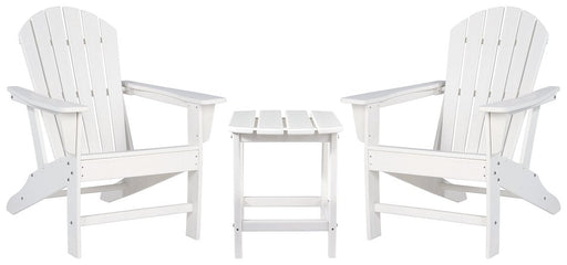 Sundown Treasure White Sundown Treasure 2 Outdoor Chairs with End Table image