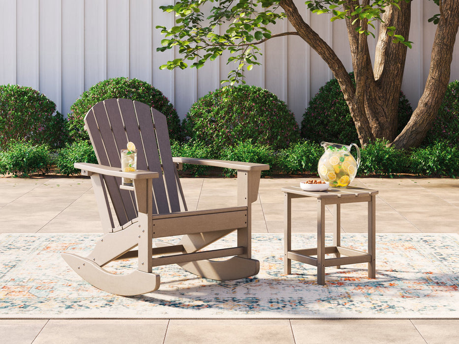 Sundown Treasure Driftwood Sundown Treasure Outdoor Chair with End Table image