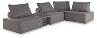 Bree Zee Brown Outdoor Sectional image