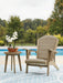Marina Sun Beige Marina Sun Outdoor Adirondack Chair and End Table image