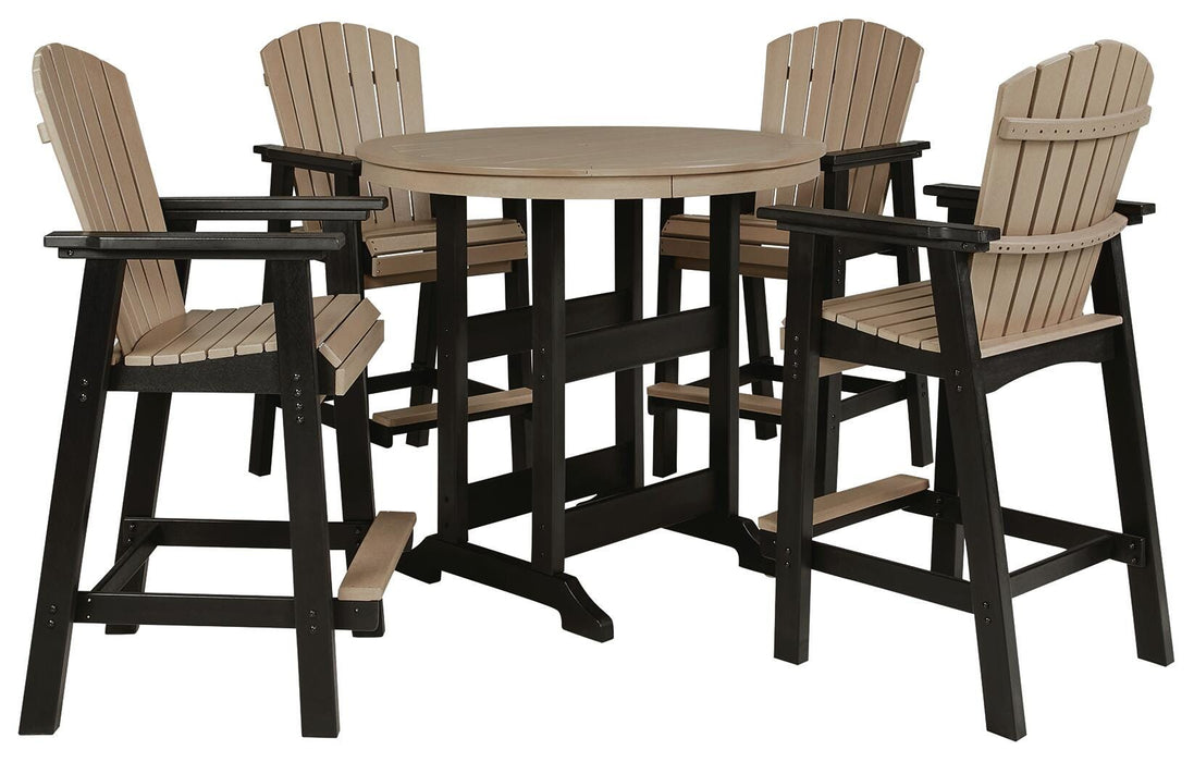 Fairen Trail Outdoor Counter Height Dining Table with 2 Barstools