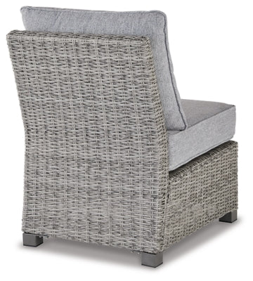 Naples Beach Armless Chair with Cushion