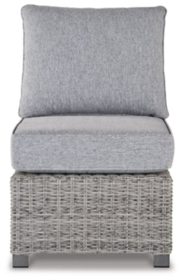 Naples Beach Armless Chair with Cushion