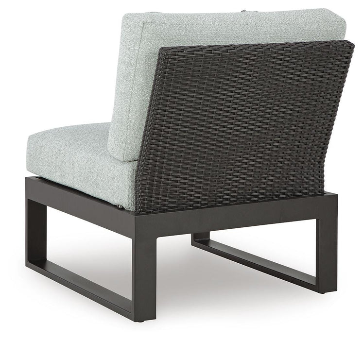 Beachloft Outdoor Armless Chair with Cushion