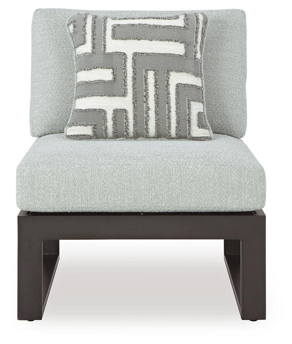 Beachloft Outdoor Armless Chair with Cushion